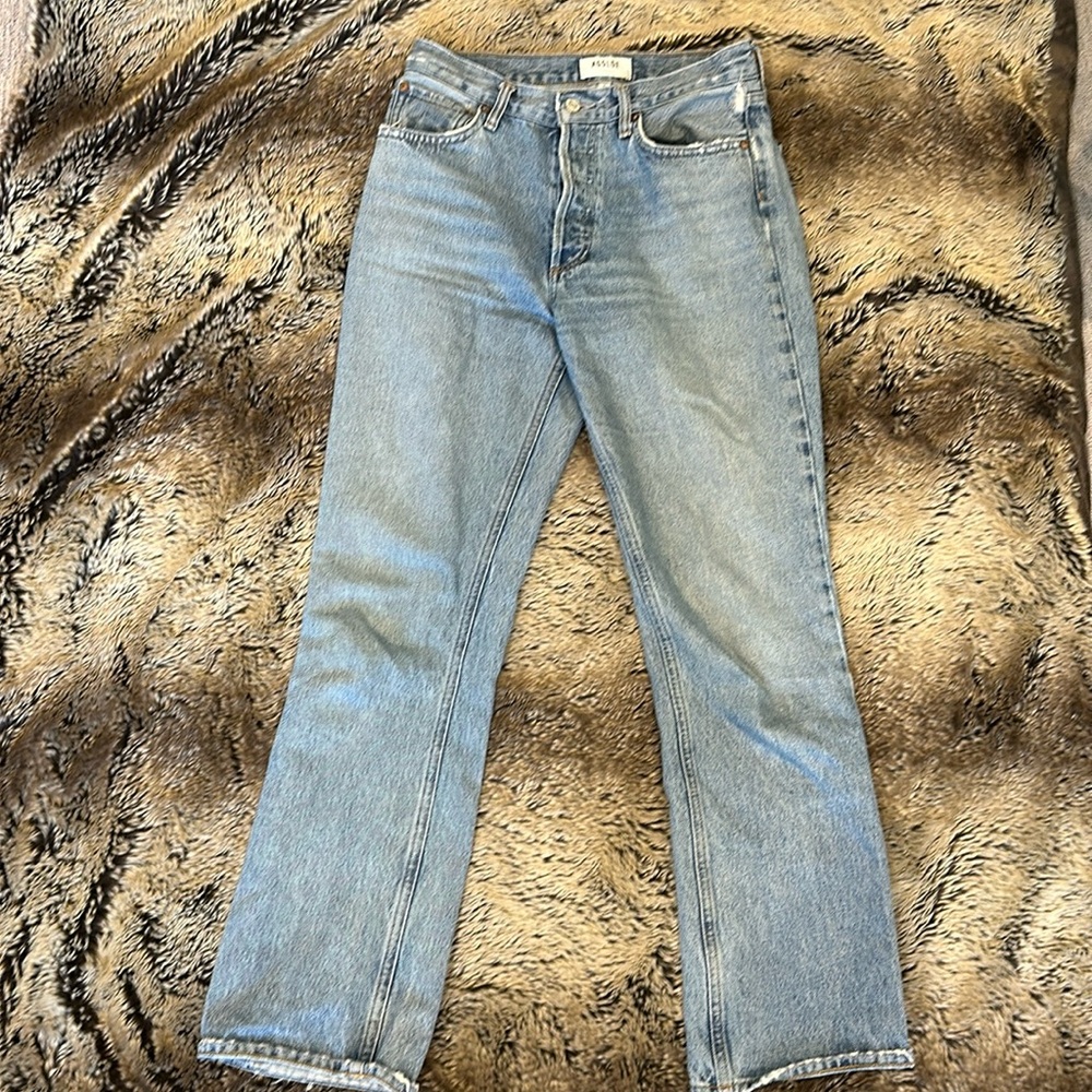 AGOLDE Relaxed High-Rise Bootcut Jeans